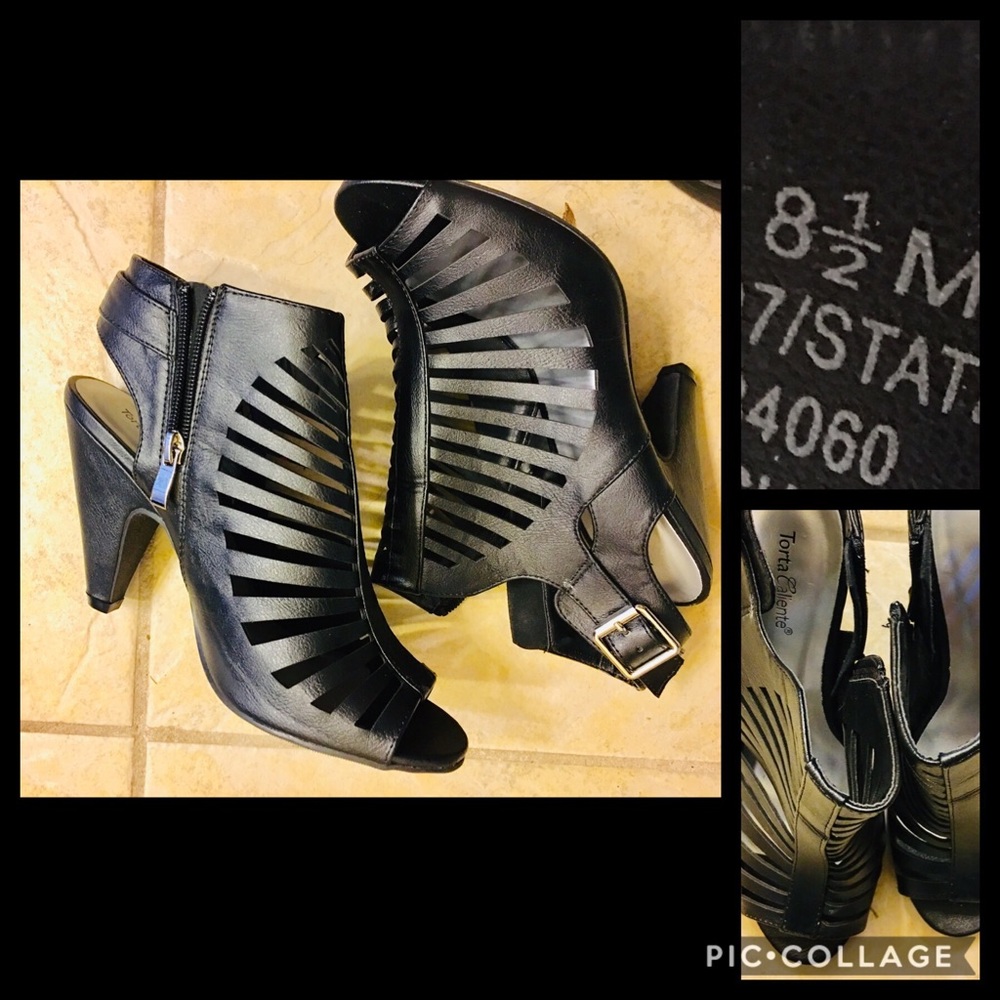 Cute black sandals for casual or dressy outfit!